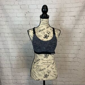 Victoria’s Secret Size Small Sports Bra Heathered Gray Racer Back